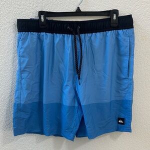 Quiksilver Men's Two-Tone Blue Board Shorts